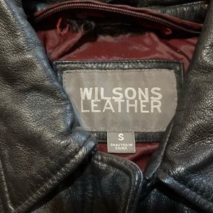 Wilson’s Leather jacket size small in black.